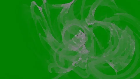 HD Abstract fractal forms morph and oscillate (Loop) Stock Footage 111829353