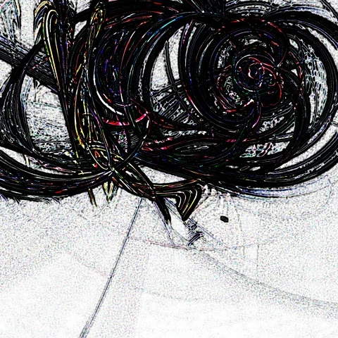 HD Abstract fractal forms morph and oscillate (Loop) Vidéo 111841189