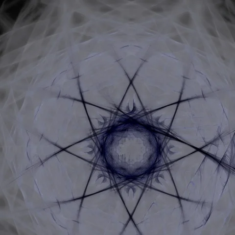 HD Abstract fractal forms morph and oscillate (Loop) Vidéo 111850742