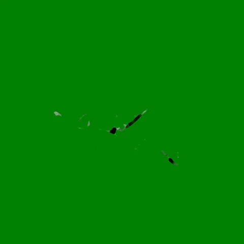 HD Abstract fractal forms morph and oscillate (Loop) Vidéo 112073682