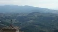 HD Aerial View of San Marino, Beautiful Landscape, Fields, Hills, Green Nature HD Footage