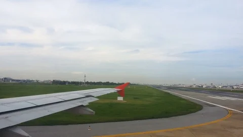 HD-Airplane Takeoff (2) Stock Footage 119189566