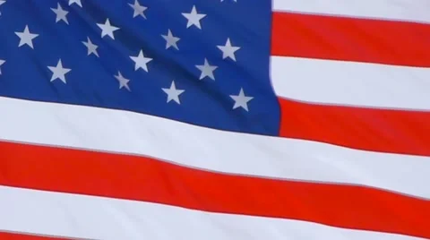 HD - American Flag. Macro shot Stock Footage 10908297