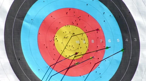 HD - Archery in target Stock Footage 40344394