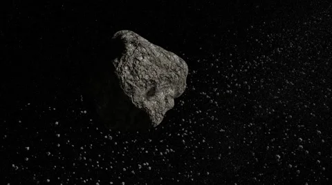 HD asteroid belt Stock Footage 64269674
