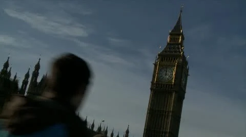 HD Big Ben Timelapse 2 Stock Footage 10569232