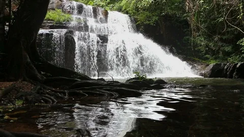 HD big waterfall Stock Footage 90389051