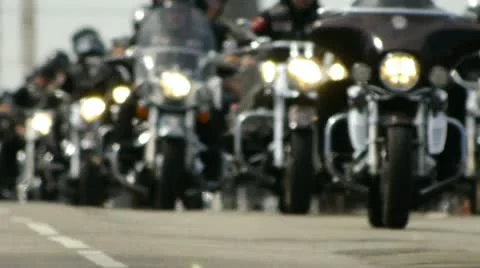 HD - Bikers Stock Footage 10914385