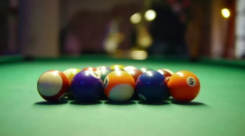 HD - Billiards. First shot Stock Footage 13580566