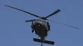HD blackhawk flies directly overhead w sound close up HD Footage