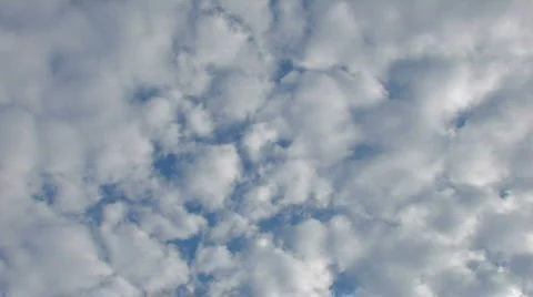 HD blue sky with clouds Stock Footage 515754
