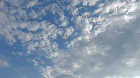 HD blue sky with clouds Stock Footage 515763