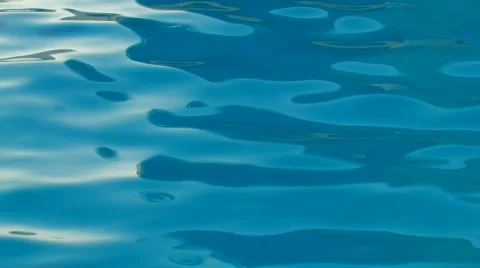 HD Blue water surface, macro, closeup Stock-Footage 595783