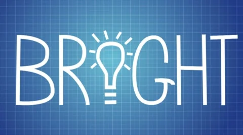 HD: Bright animation with bulb Video stock 10770559