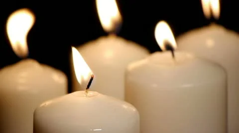 HD - Candles lights Stock Footage 10824416