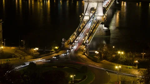 HD Chainbridge pan Stock Footage 38797934