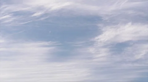 HD Cirrus Cloud Covering Stock Footage 1041840