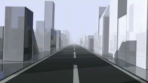 HD- City Driving. Loop. Stockbeeldmateriaal 150672