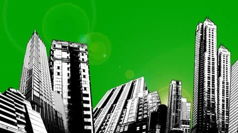 HD City Panning Stock Footage 10761965