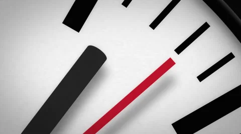 HD Clock Face Macro Moving Second Hand Stock Footage 38351512