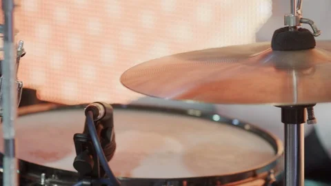 HD closeup shot of playing drums Vidéo 94447287