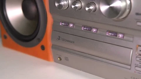 HD - Compact disc player Stock Footage 73676766