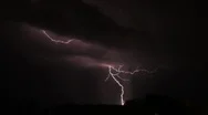 Hd Cu 30P - Time Lapse Of A Powerful And Bright Lightning Storm Arizona  Stock Footage