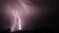 HD cu 30p - time lapse of a powerful and bright lightning storm Arizona - part 2 HD видео футажи