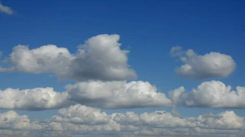 HD Cumulus 17 (fast) Stock Footage 93022