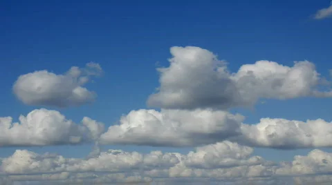 HD Cumulus 17 Video stock 93018