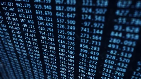 HD Data Storm Glitch Background Video stock 72613046