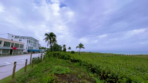 HD Delray Beach Florida Clouds Time Lapse Video Stock Footage 267777306