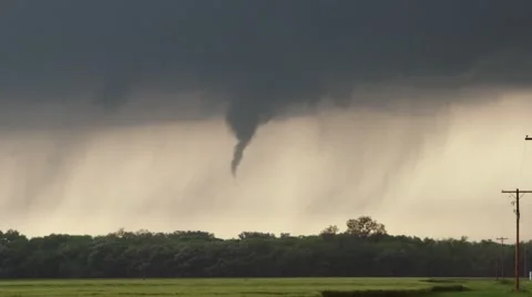 HD Developing Tornado across fields. Stock Footage 40393863