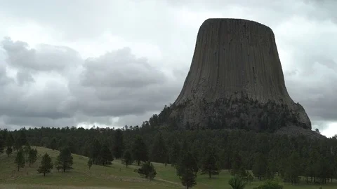 HD | Devils Tower in Wyoming Stock Footage 78004185