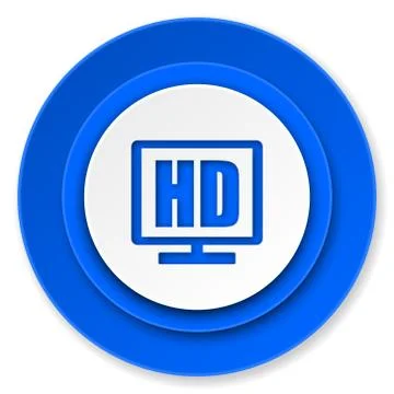 Hd display icon. Stock Illustration