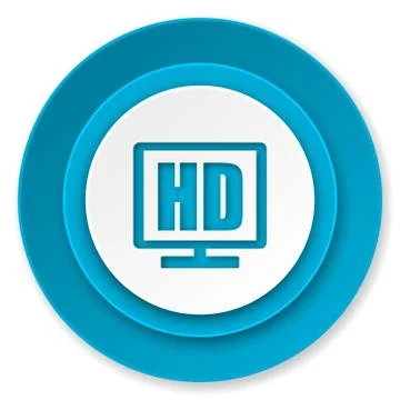 Hd display icon. イラスト素材