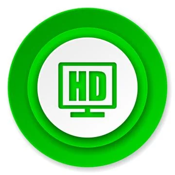 Hd display icon.. Ilustración de archivo