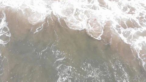 HD Drone Caribbean Beach, waves, bodybaord Stock Footage 119398536