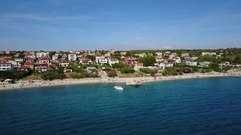 HD DRONE in country / Beutiful Beach Stock Footage 112175307