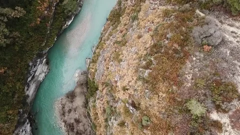 HD DRONE in country / River Stock Footage 112155528