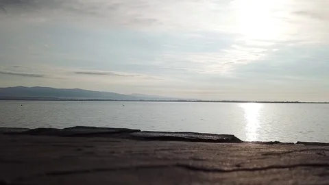 HD DRONE in country / Sun reflection Stock Footage 112152201