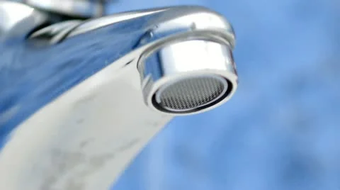 HD - Drop of water from tap Stock Footage 11070825