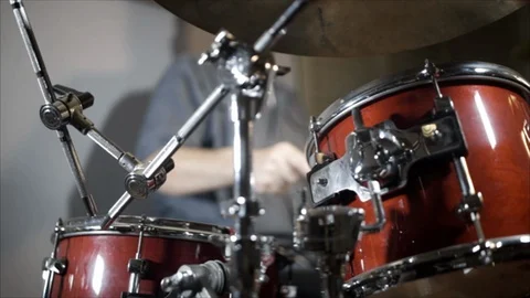 HD Drums Slo-Motion 7 Stock Footage 112072976