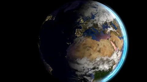 HD Earth Day/Night Time lapse Stock Footage