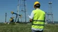 HD Engineer control at Fossil Fuel Energy, Oil Pump, Pumpjack, Old Pumping Unit HD Footage