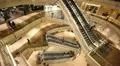 HD: escalators in shop. City life background. HD Footage