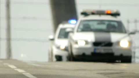 HD - Escort. Defocused view Stock Footage 10913976