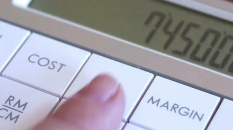 HD - Financial calculator Видео 24160380