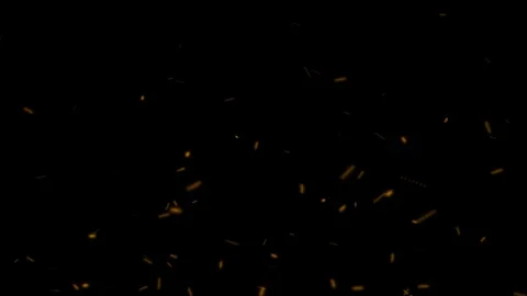 HD Fire particles Stock Footage