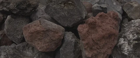 HD Fire pit Stones 스톡 동영상 129990147